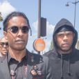 A$AP Rocky au défilé Dior Homme prêt-à-porter masculin printemps-été 2017 au Tennis Club de Paris, le 25 juin 2016.