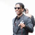 A$AP Rocky au défilé Dior Homme prêt-à-porter masculin printemps-été 2017 au Tennis Club de Paris, le 25 juin 2016.