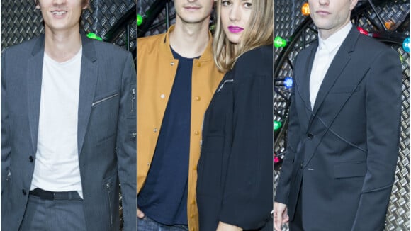 Dior Homme : Pierre Niney, Alain-Fabien Delon et Robert Pattinson au défilé