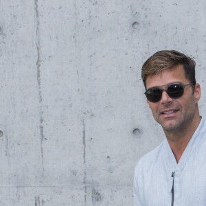 Ricky Martin au défilé Armani à la fashion week de Milan le 21 juin 2016.