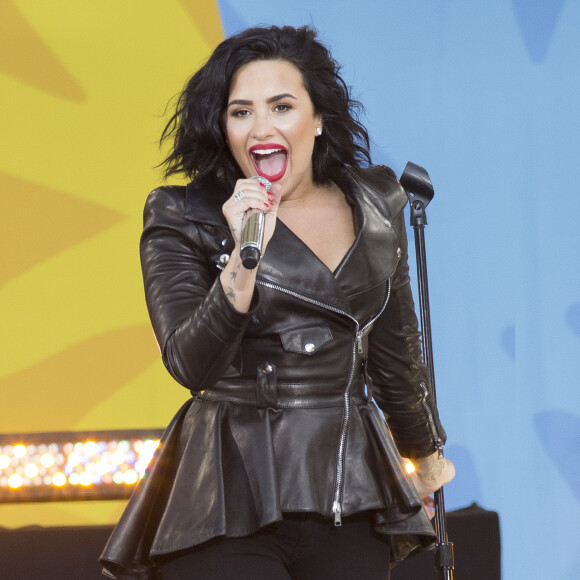 Concert de Demi Lovato lors du "Good Morning America's Summer" à Central Park à New York le 17 juin 2016.