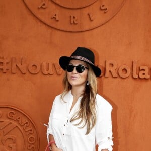 Hélène Segara - People au village des Internationaux de France de tennis de Roland Garros à Paris. Le 22 mai 2016. © Dominique Jacovides/Bestimage