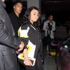 Blac Chyna quitte le restaurant Dave & Buster's à l'issue de la soirée d'anniversaire de Khloé Kardashian. Los Angeles, le 27 juin 2016.
