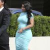Blac Chyna, enceinte, est suivie par les caméras de l'émission Keeping Up With The Kardashians à Los Angeles, le 28 juin 2016.