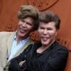 Les frères Igor et Grichka Bogdanov au village lors du Tournoi de Roland-Garros (les Internationaux de France de tennis) à Paris, le 28 mai 2016. © Dominique Jacovides/Bestimage