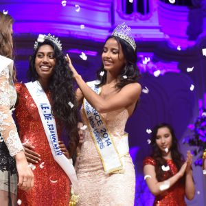 Exclusif - Fanny Harcaut , Miss Ile-de-France 2015, Miss Ile-de-France 2016, Meggy Pyaneeandee, représentera la région capitale à l'élection de miss France et Flora Coquerel, Miss France 2014 - Election de Miss Ile-de-France 2016 dans la salle Gaveau à Paris, France, le 29 juin 2016. © Giancarlo Gorassini/Besimage