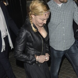 Madonna et son fils Rocco sont allés dîner au restaurant Chiltern Firehouse à Londres. Le 30 juin 2016