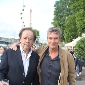 Daniel Lauclair et Philippe Caroit à la 4ème édition du "Trophée de la Pétanque Gastronomique" au Paris Yacht Marina, le 30 juin 2016. © Philippe Baldini/Bestimage30/06/2016 - Paris