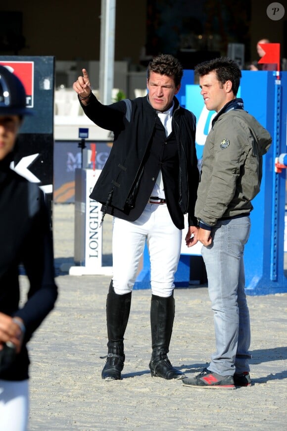 Benjamin Castaldi - Reconnaissance - Longines Paris Eiffel Jumping au Bois de Boulogne à la plaine de Jeux de Bagatelle à Paris, le 2 juillet 2016. © Pierre Perusseau/Bestimage