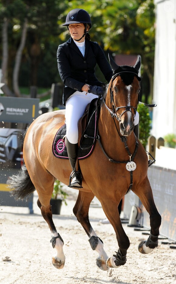 Valérie Maupas Qubango 266 - Prix Magic Millions - Longines Paris Eiffel Jumping au Bois de Boulogne à la plaine de Jeux de Bagatelle à Paris, le 2 juillet 2016. © Pierre Perusseau/Bestimage