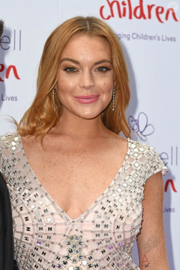 Lindsay Lohan au "Butterfly Ball" au profit de l'association caritative "Caudwell Children" au Grosvenor House Hotel à Londres. Le 22 juin 2016