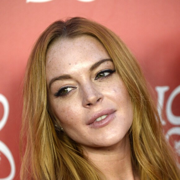 Lindsay Lohan assiste à la soirée anniversaire de la marque de bijoux "UNOde50" à Madrid. Le 9 juin 2016