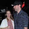 Emily Blunt, enceinte, et son mari John Krasinski sortent dîner à Studio City le 24 mai 2016.