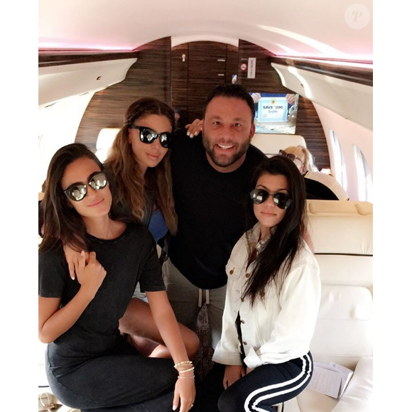 Larsa Pippen passent le week-end à Miami avec Kourtney Kardashian pour l'anniversaire de David Grutman et la fête de l'indépendance américaine. Photo publiée sur Instagram, le 4 juillet 2016