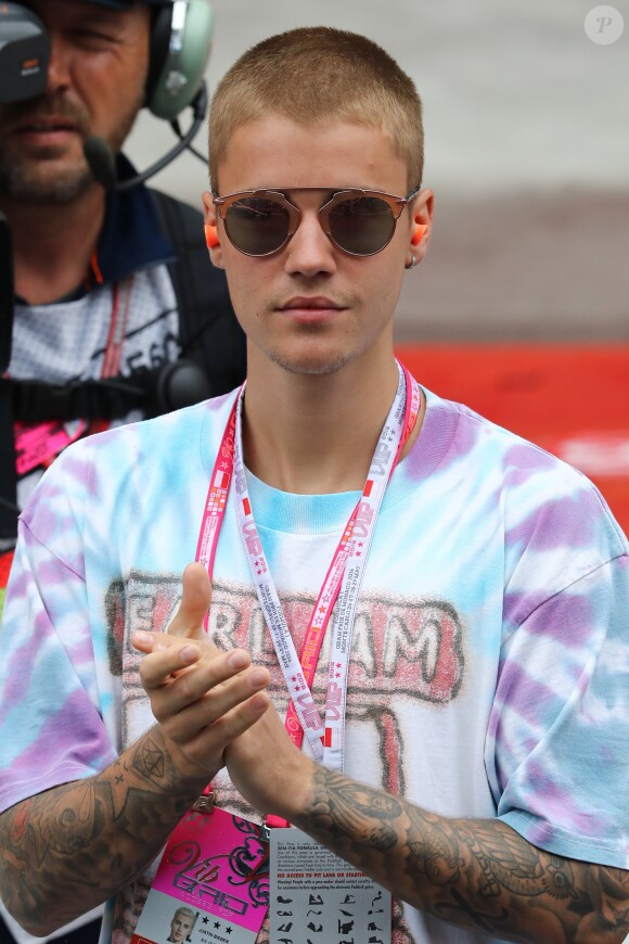 Justin Bieber - 74ème Grand Prix de Formule 1 de Monaco, le 29 mai 2016.