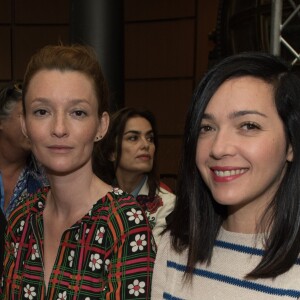 Audrey Marnay et Sylvie Hoarau - Défilé Alexis Mabille (collection couture automne-hiver 2016-2017) à l'hôtel d'Évreux. Paris, le 5 juillet 2016.
