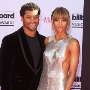 Russell Wilson et sa fiancée Ciara à la soirée Billboard Music Awards à T-Mobile Arena à Las Vegas, le 22 mai 2016