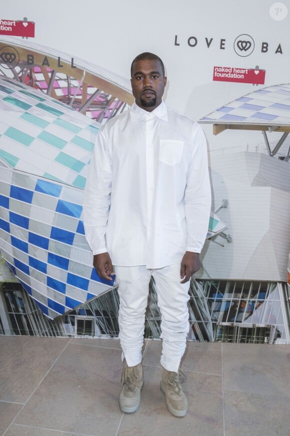 Kanye West - Photocall de la soirée "The Art of Giving" Love Ball à la Fondation Louis Vuitton à Paris le 6 juillet 2016. © Olivier Borde / Bestimage
