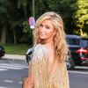 Paris Hilton - Arrivées des people à la soirée "The Art of Giving" Love Ball à la Fondation Louis Vuitton à Paris le 6 juillet 2016