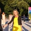 Claire Chazal - Arrivées des people à la soirée "The Art of Giving" Love Ball à la Fondation Louis Vuitton à Paris le 6 juillet 2016.