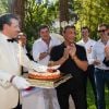 Exclusif - Sylvester Stallone et le prince Albert II de Monaco - Sylvester Stallone a été reçu en famille par le prince Albert II de Monaco pour souffler ses 70 bougies au palais princier à Monaco le 8 juillet 2016.
