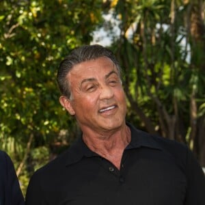 Exclusif - Sylvester Stallone et le prince Albert II de Monaco - Sylvester Stallone a été reçu en famille par le prince Albert II de Monaco pour souffler ses 70 bougies au palais princier à Monaco le 8 juillet 2016.