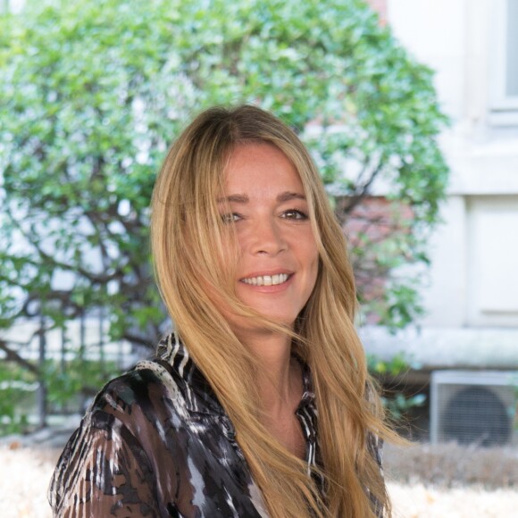 Hélène Rolles (TMC) lors du tournage coulisses des spots TV du Pasteurdon à l'Institut Pasteur à Paris, le 17 juin 2016. © Joséphine Royer/Bestimage