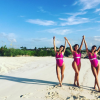 Kourtney Kardashian en vacances aux Bahamas avec ses copines. Photo publiée sur Instagram, le 6 juillet 2016