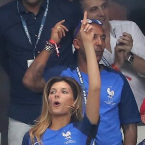 Camille Cerf - People assistent à la demi-finale de l'Euro 2016 Allemagne-France au stade Vélodrome à Marseille, France, le 7 juillet 2016. © Cyril Moreau/Bestimage