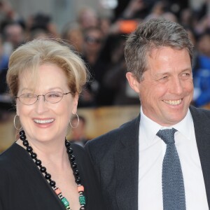 Meryl Streep et Hugh Grant - Première du film "Florence Foster Jenkins" à Londres le 12 avril 2016. © Ferdaus Shamim via ZUMA Wire/Bestimage