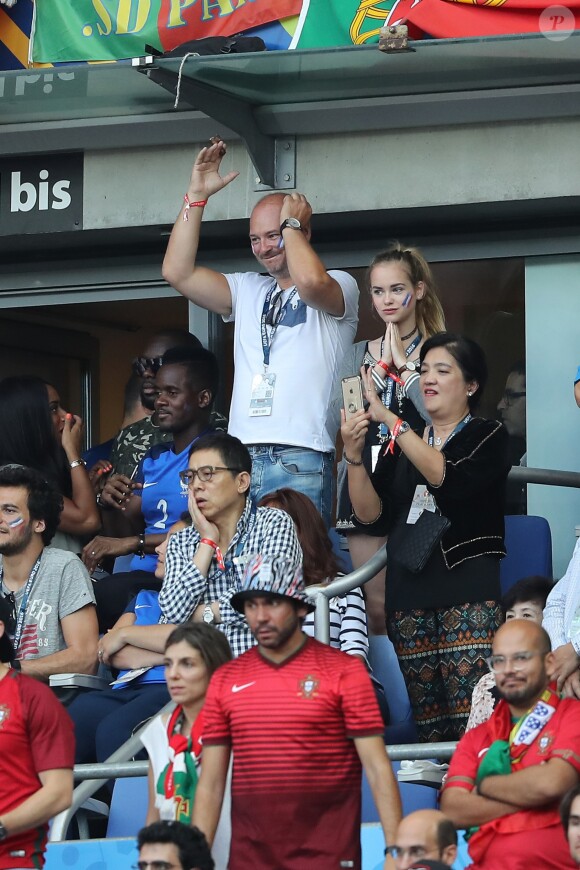 Sébastien Cauet - People au match de la finale de l'Euro 2016 Portugal-France au Stade de France à Saint-Denis le 10 juillet 2016. © Cyril Moreau / Bestimage