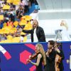 David Guetta et Zara Larsson - People au match de la finale de l'Euro 2016 Portugal-France au Stade de France à Saint-Denis le 10 juillet 2016. © Cyril Moreau / Bestimage