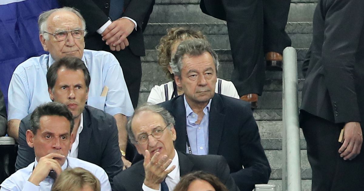 Michel Denisot - People au match de la finale de l'Euro ...