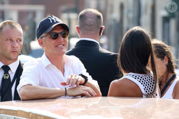 Ana Ivanovic et Bastian Schweinsteiger à Venise le 11 juillet 2016, à la veille de leur mariage, célébré au sein du palace Aman Canal Grande qui avait accueilli en 2014 les noces de George Clooney et Amal Alamuddin.