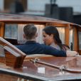 Ana Ivanovic et Bastian Schweinsteiger à Venise le 11 juillet 2016, à la veille de leur mariage, célébré au sein du palace Aman Canal Grande qui avait accueilli en 2014 les noces de George Clooney et Amal Alamuddin.