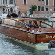 Ana Ivanovic et Bastian Schweinsteiger à Venise le 11 juillet 2016, à la veille de leur mariage, célébré au sein du palace Aman Canal Grande qui avait accueilli en 2014 les noces de George Clooney et Amal Alamuddin.