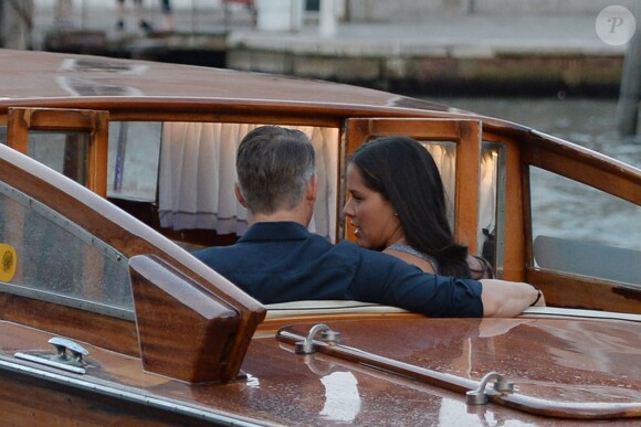 Ana Ivanovic et Bastian Schweinsteiger à Venise le 11 juillet 2016, à la veille de leur mariage, célébré au sein du palace Aman Canal Grande qui avait accueilli en 2014 les noces de George Clooney et Amal Alamuddin.