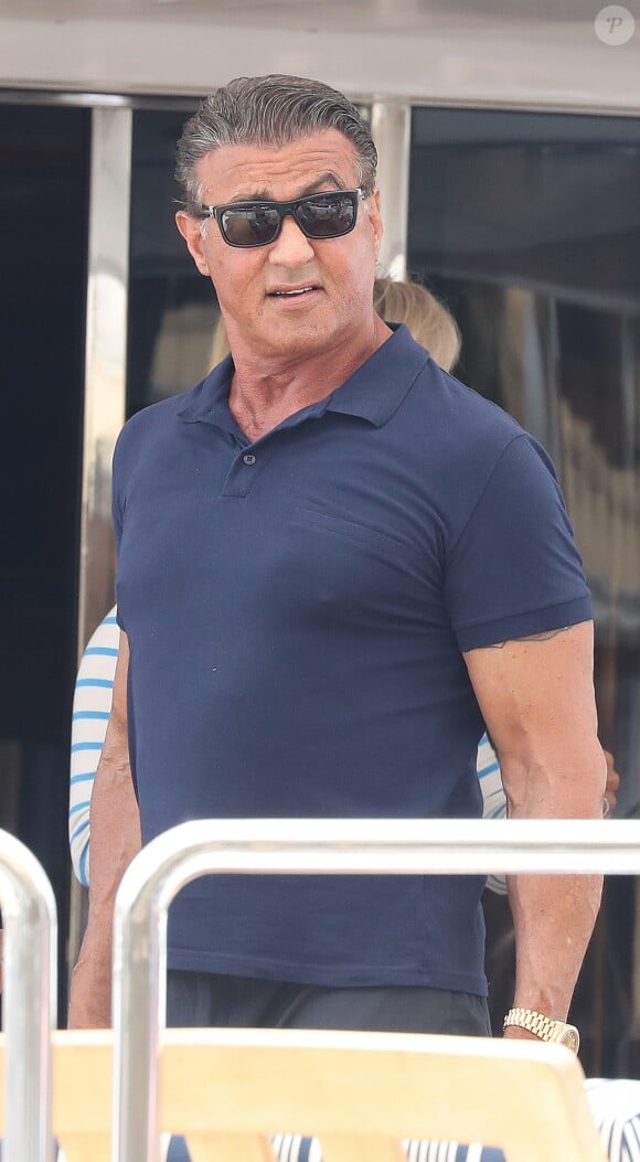 Sylvester Stallone à Monaco le 9 juillet 2016.