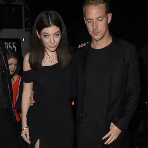 Lorde et Dj Diplo - Arrivée des people à la Warner Music After-Party des Brit Awards 2016 à Londres, le 24 février 2016.