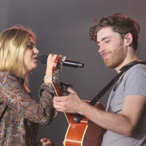 Louane Emera en concert au festival Solidays à l'hippodrome de Longchamp. Paris, le 26 juin 2016. © Lise Tuillier/Bestimage