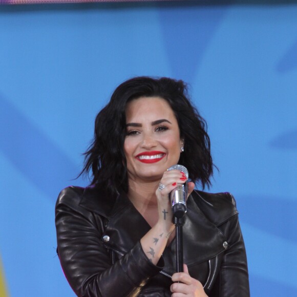 Demi Lovato en concert lors du "The Good Morning America Concert series" à Central Park à New York, le 16 juin 2016.