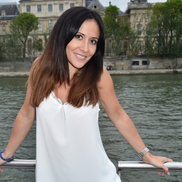 Exclusif - Fabienne Carat - Soirée "Fête des fictions de France 3" à la péniche La Balle au Bond au port des Saints-Pères à Paris, le 4 juillet 2016. © Lionel Urman/Bestimage