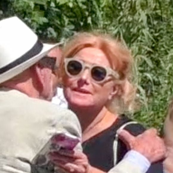 Rupert Murdoch quitte le club 55 après le déjeuner d'anniversaire de sa fille Chloe Murdoch avec sa femme Jerry Hall, son ex-femme Wendi Deng à Saint-Tropez, France, le 17 juillet 2016.