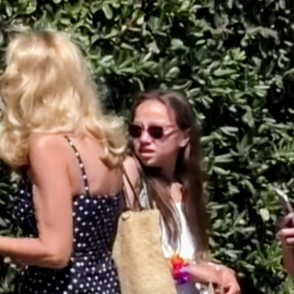 Rupert Murdoch quitte le club 55 après le déjeuner d'anniversaire de sa fille Chloe Murdoch avec sa femme Jerry Hall, son ex-femme Wendi Deng à Saint-Tropez, France, le 17 juillet 2016.