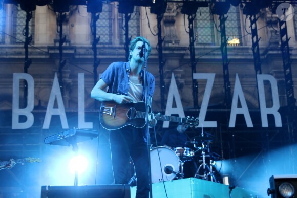 Balthazar en concert au Fnac Live Festival (Hôtel de Ville de Paris), le 23 juillet 2016. © Lise Tuillier / Bestimage