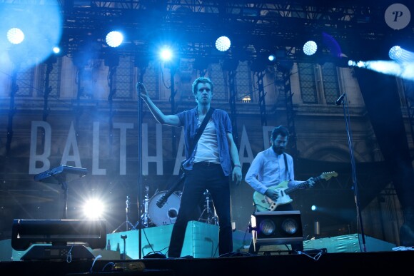 Balthazar en concert au Fnac Live Festival (Hôtel de Ville de Paris), le 23 juillet 2016. © Lise Tuillier / Bestimage
