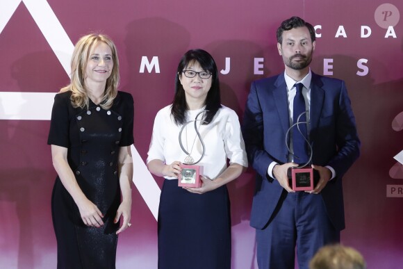 Photo des personnalités primées le 26 juillet 2016 au Parque del Retiro à Madrid lors de la cérémonie des 25e Prix FEDEPE en l'honneur des femmes dirigeantes, chefs d'entreprise et professionnelles.