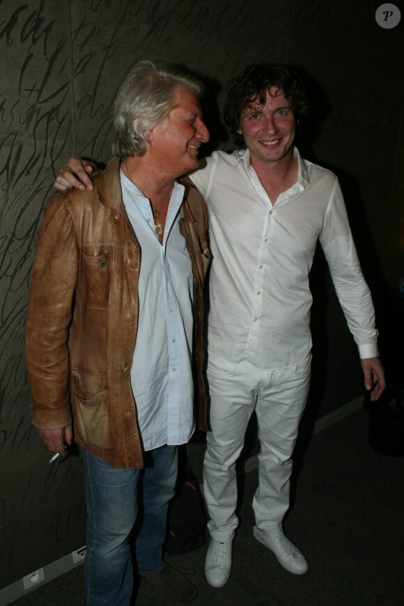 Patrick Sébastien et son fils Olivier Villa - Olivier Villa en concert à l'Olympia à Paris. Le 5 septembre 2015