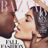 Kim Kardashian et son mari Kanye West font la Une du magazine Harper's Bazaar. En kiosques aux Etats-Unis en septembre 2016