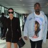 Kim Kardashian et Kanye West arrivent à l'aéroport Heathrow de Londres. Le 22 mai 2016 © CPA / Bestimage